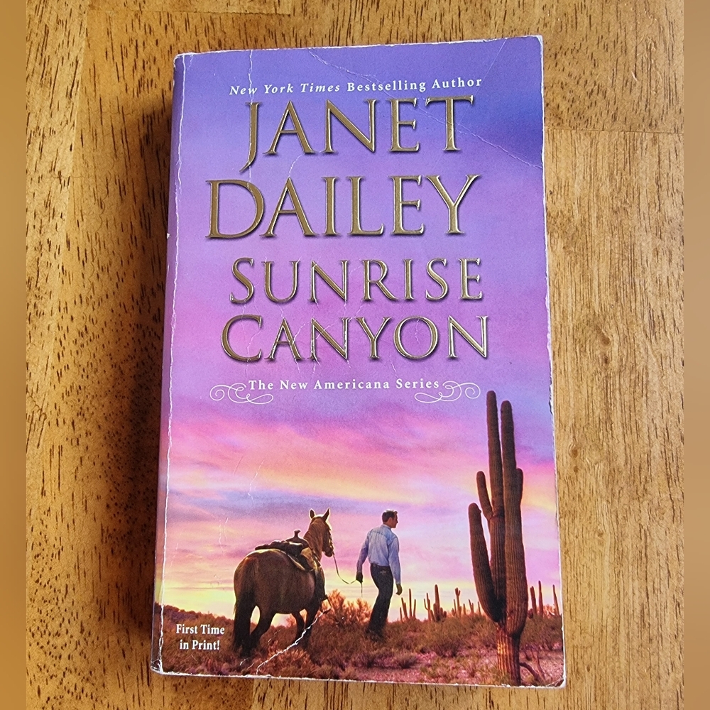 🌟FREE AD-ON🌟 Sunrise Canyon Softcover Book by Janet Dailey
